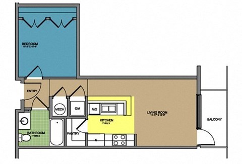 The Masonry Old Stone Row Floor Plan